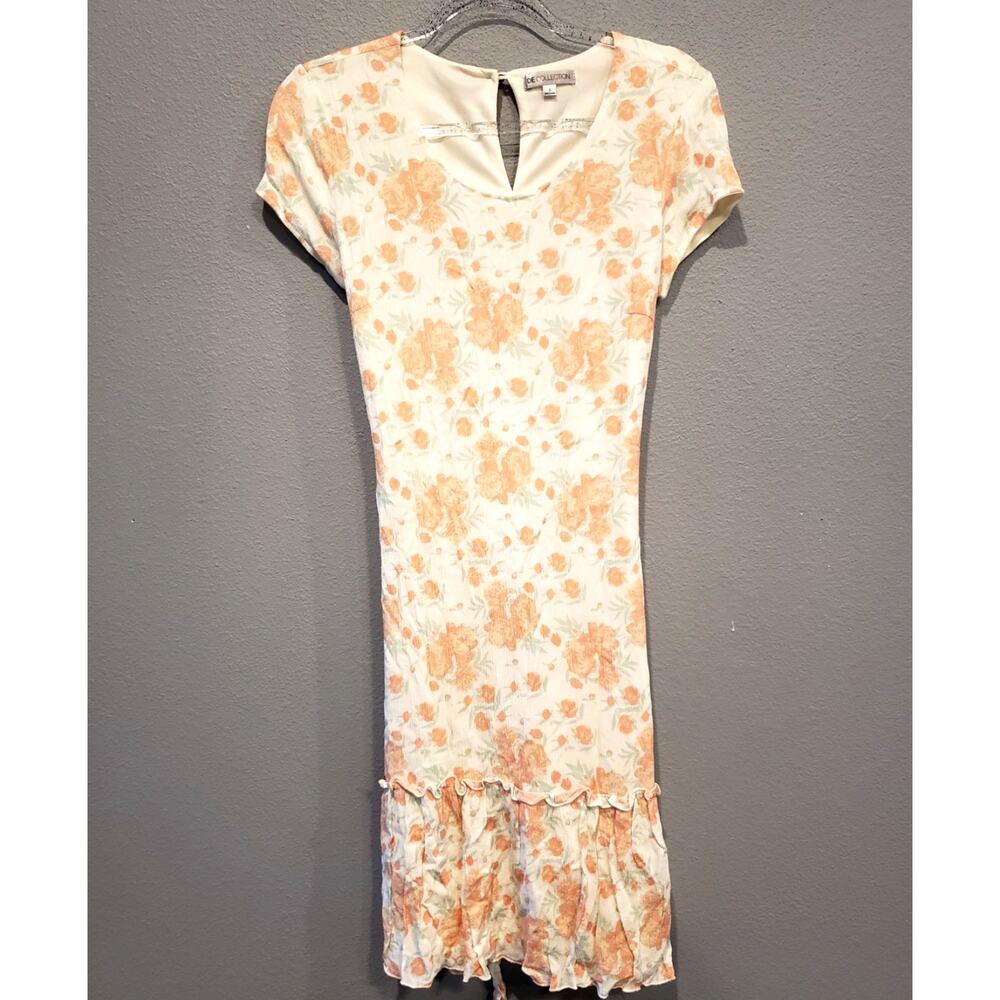 De Collection Small Lined Cap Sleeve Summer Dress